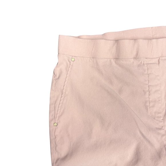 EUC Women's JONES NEW YORK Stretch Pull-On Pants Pink | Size XL - Picture 3 of 9